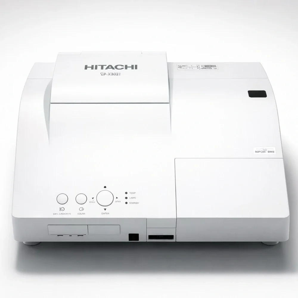 Hitachi CP-A222WN Ultra Short-Throw 3LCD Projector | HDMI CABLES | Tested Sharp
